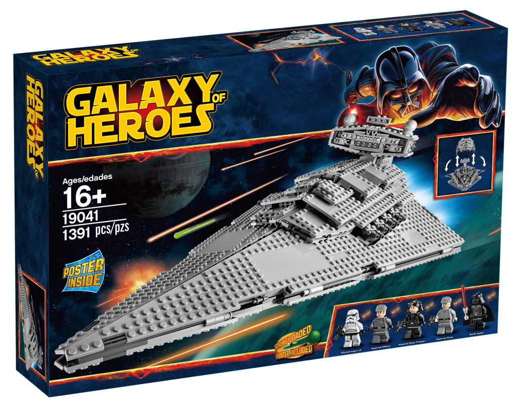 75055 New Stock 1391 Pieces Of Star &Destroyer Compatible War Building Toy Diy Puzzle Children's Christmas Birthday Gift
75055 New Stock 1391 Pieces Of Star &Destroyer Compatible War Building Toy Diy Puzzle Children's Christmas Birthday Gift