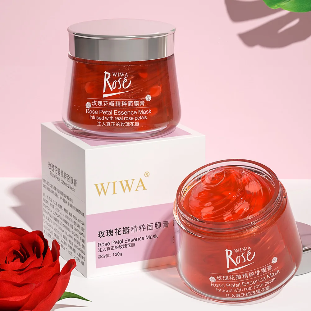 Rose Gel Face Mask Cream Brightening Facial Soothes Repairs Skin Moisturizing Refreshing Rejuvenation Beauty Makeup Accessoires
Rose Gel Face Mask Cream Brightening Facial Soothes Repairs Skin Moisturizing Refreshing Rejuvenation Beauty Makeup Accessoires