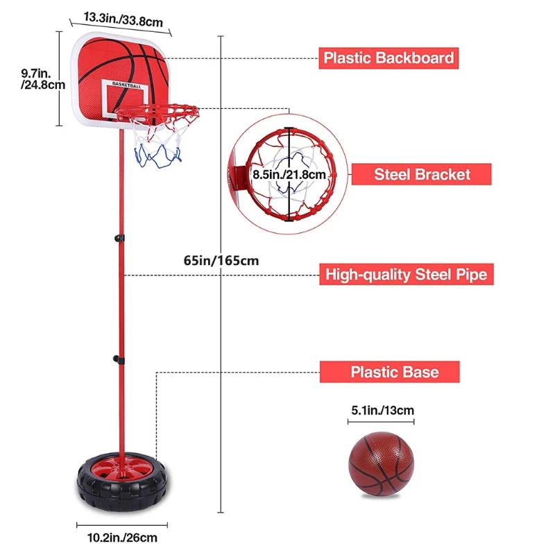 Dropshipping Plastic Easy Assembly Indoor Backyard Basketball Hoop Stand Rubber Ball & Pump
Dropshipping Plastic Easy Assembly Indoor Backyard Basketball Hoop Stand Rubber Ball & Pump