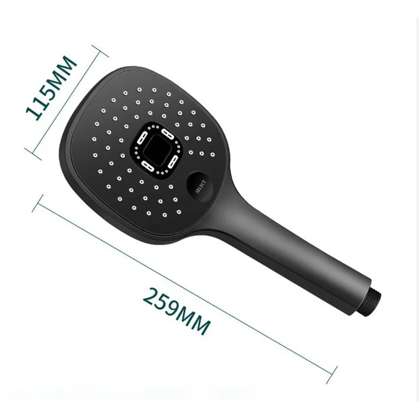 Shower Head Rainfall Bathroom 3 Modes ABS round Chrome Water-Saving Nozzle Bath Faucet Wall Mounted Adjustable Black Shower
Shower Head Rainfall Bathroom 3 Modes ABS round Chrome Water-Saving Nozzle Bath Faucet Wall Mounted Adjustable Black Shower