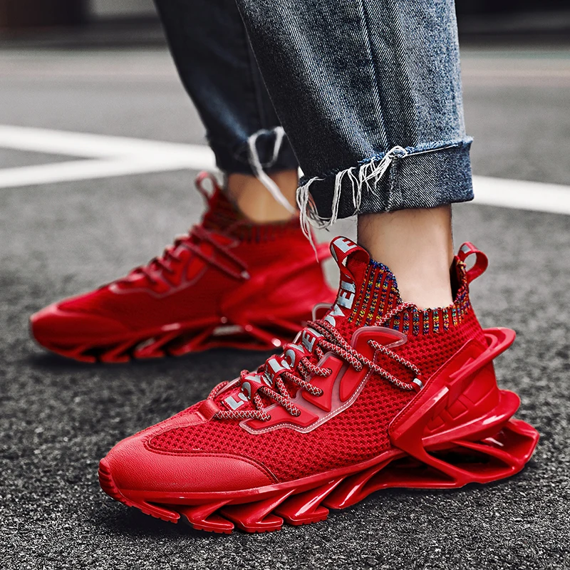 White Sneakers Men Breathable Mesh Running Shoes Non-slip Durable Sport Shoes Man Height Increasing Damping zapatillas hombre
White Sneakers Men Breathable Mesh Running Shoes Non-slip Durable Sport Shoes Man Height Increasing Damping zapatillas hombre