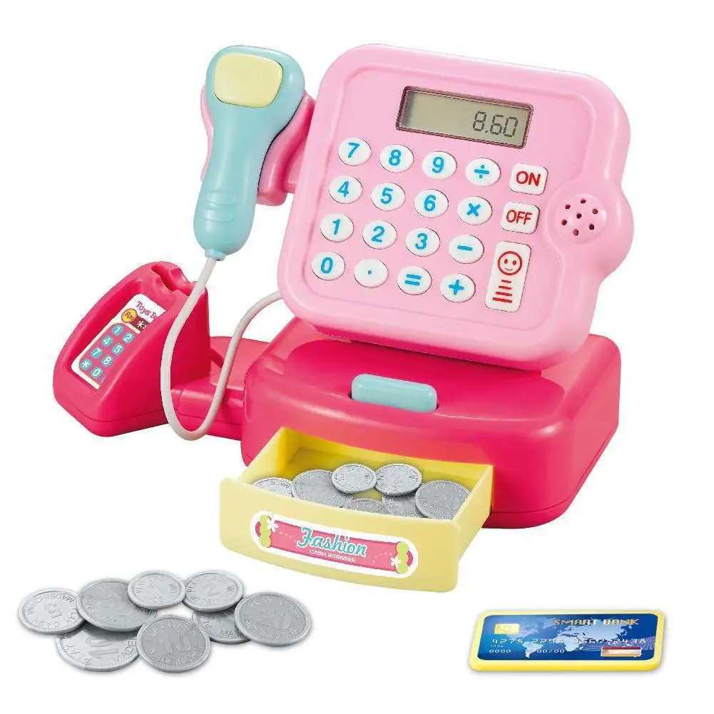 

Mini Cash Register Montessori Improve Intelligence Smart Learning Game Toy For Kids Boys Novelty Children Game Toys