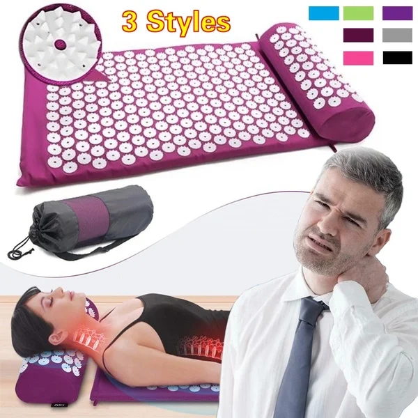 Hot Massager 66 * 42 cm Acupressure Massage Mat Back Pain Relief Relax Spike Mat Acupuncture Yoga Massage Mat With Pillow
Hot Massager 66 * 42 cm Acupressure Massage Mat Back Pain Relief Relax Spike Mat Acupuncture Yoga Massage Mat With Pillow
