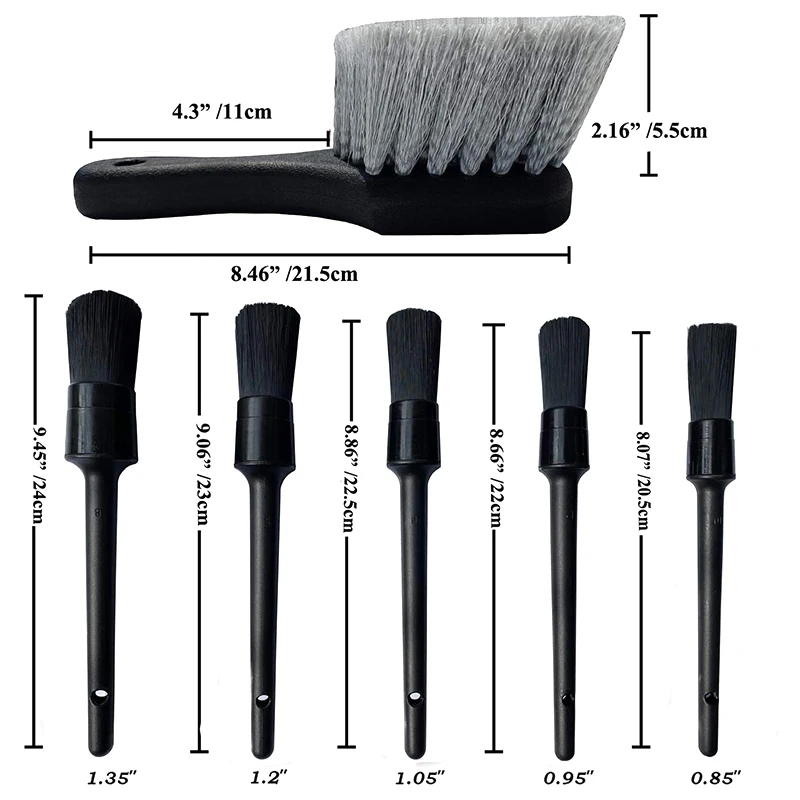 Car Beauty Tools Soft Bristle Car Wash Brush Small Hair Brush Wheel and Tire Brush Detail Brush
Car Beauty Tools Soft Bristle Car Wash Brush Small Hair Brush Wheel and Tire Brush Detail Brush