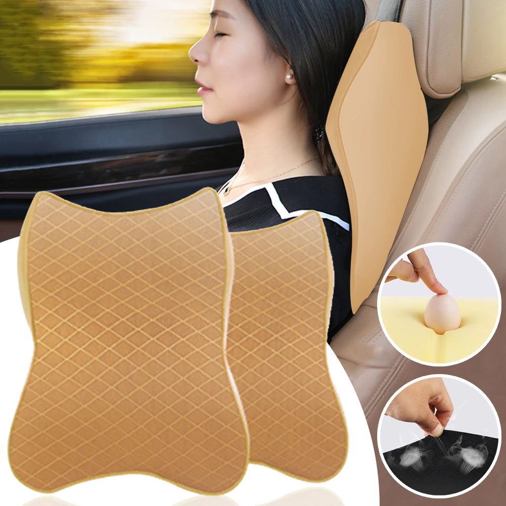Car Headrest 3D Memory Foam Pillow Head Support Adjustable Breathable Headrest Suitable For Car Travel Pillow Accessories
Car Headrest 3D Memory Foam Pillow Head Support Adjustable Breathable Headrest Suitable For Car Travel Pillow Accessories