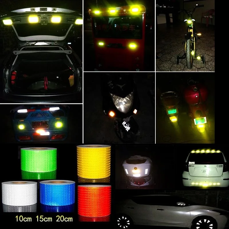 10CM*1M Car Van Schoolbus Decoratiive Sticker PVC Reflective Self-adhesive Tape Road Traffic Warning Sign Highlight Safety Tapes
10CM*1M Car Van Schoolbus Decoratiive Sticker PVC Reflective Self-adhesive Tape Road Traffic Warning Sign Highlight Safety Tapes
