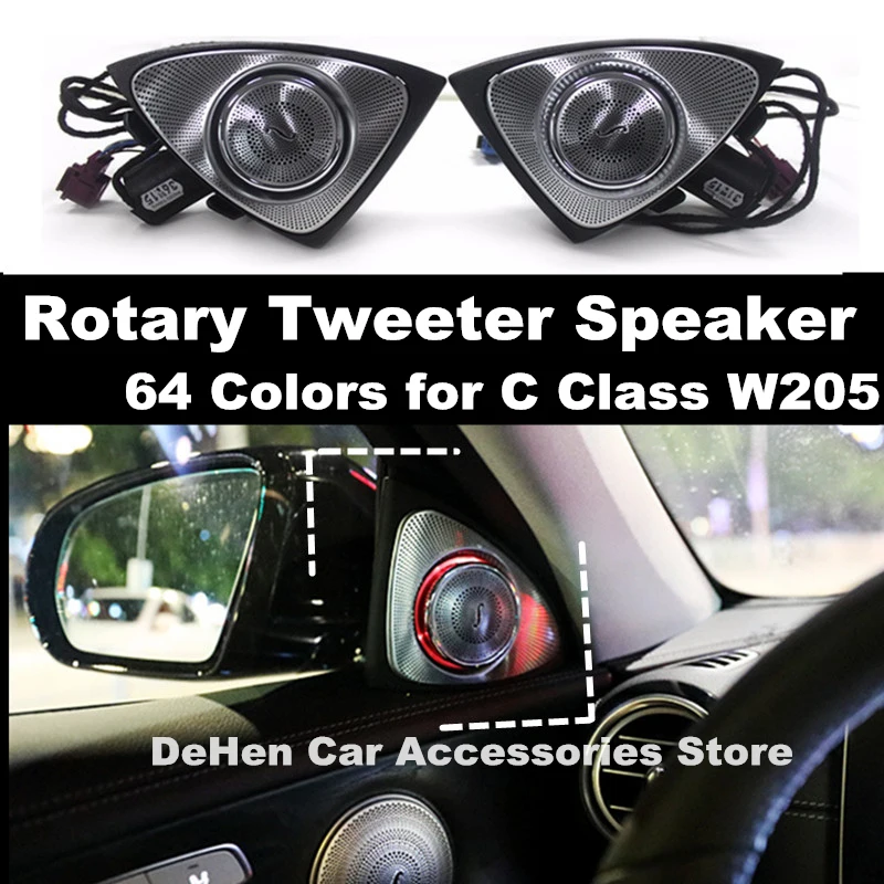 Car Interior 64 Colors Rotary Tweeter Speaker For Mercdes Benz C Class W205 C180 C200 C250 C300 C350 Led Ambient Light 3D
Car Interior 64 Colors Rotary Tweeter Speaker For Mercdes Benz C Class W205 C180 C200 C250 C300 C350 Led Ambient Light 3D