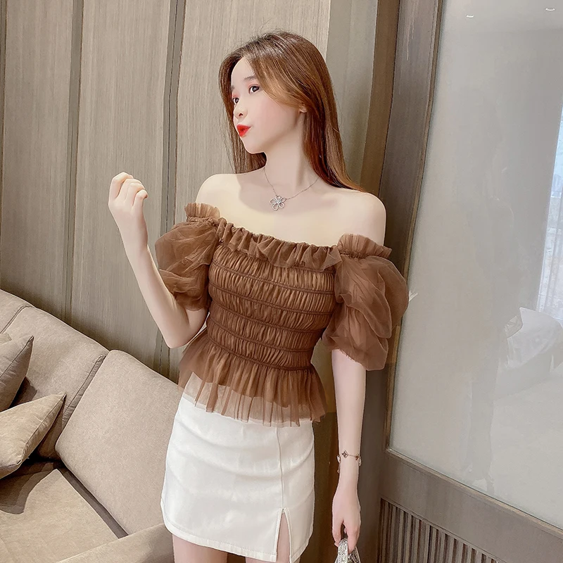 Chiffon Perspective Top Fashion Brand Shirts Womens Tops And Blouses Slim Ladies Tops Korean Clothes Blusas Mujer De Moda
Chiffon Perspective Top Fashion Brand Shirts Womens Tops And Blouses Slim Ladies Tops Korean Clothes Blusas Mujer De Moda