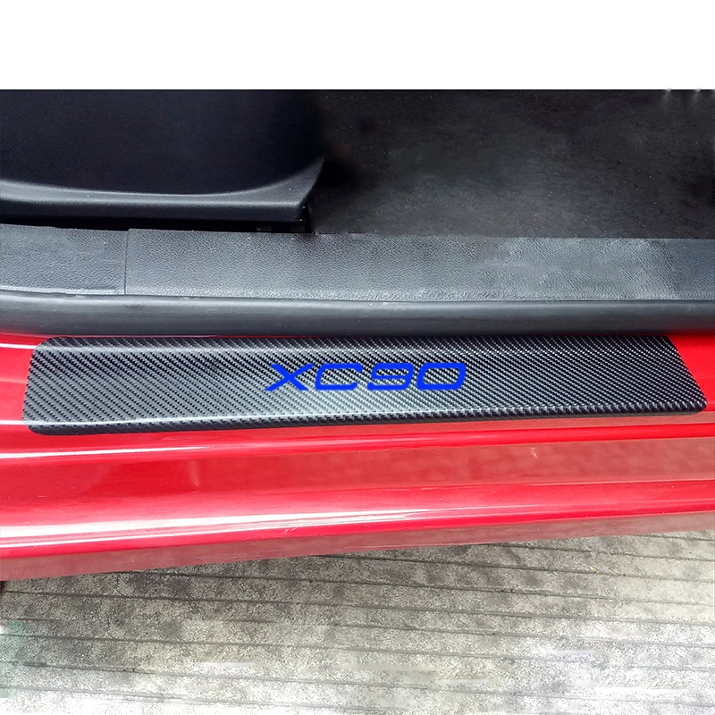 For VOLVO Xc90 Carbon Fiber Vinyl Sticker Car Door Sill Protector Door Step Plate Protector Interior Car Accessories 4Pcs
For VOLVO Xc90 Carbon Fiber Vinyl Sticker Car Door Sill Protector Door Step Plate Protector Interior Car Accessories 4Pcs