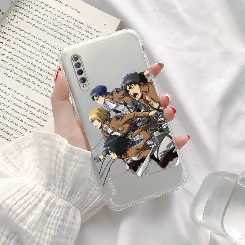 Attack on titan anime Phone Case Transparent For Xiaomi Redmi K30 10T 10X 9 9A 8 8A 7 7A 6 K40 T S PRO 5G
Attack on titan anime Phone Case Transparent For Xiaomi Redmi K30 10T 10X 9 9A 8 8A 7 7A 6 K40 T S PRO 5G