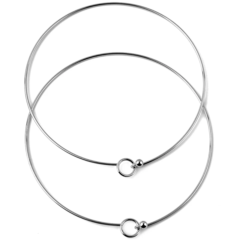 2pcs/lot Never Fade Stainless Steel Fashion Glamour Woman Man Necklace Collar 2mm DIY Jewelry Making Findings Accessories 
2pcs/lot Never Fade Stainless Steel Fashion Glamour Woman Man Necklace Collar 2mm DIY Jewelry Making Findings Accessories