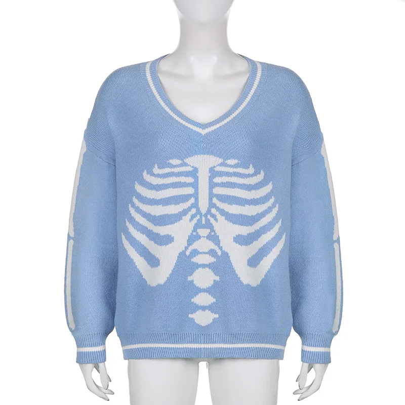 Harajuku Skull Print Autumn Winter Women Pullovers Casual y2k Sweater Knitwear Jumpers 2021 Korean Sweaters New Chic Style
Harajuku Skull Print Autumn Winter Women Pullovers Casual y2k Sweater Knitwear Jumpers 2021 Korean Sweaters New Chic Style
