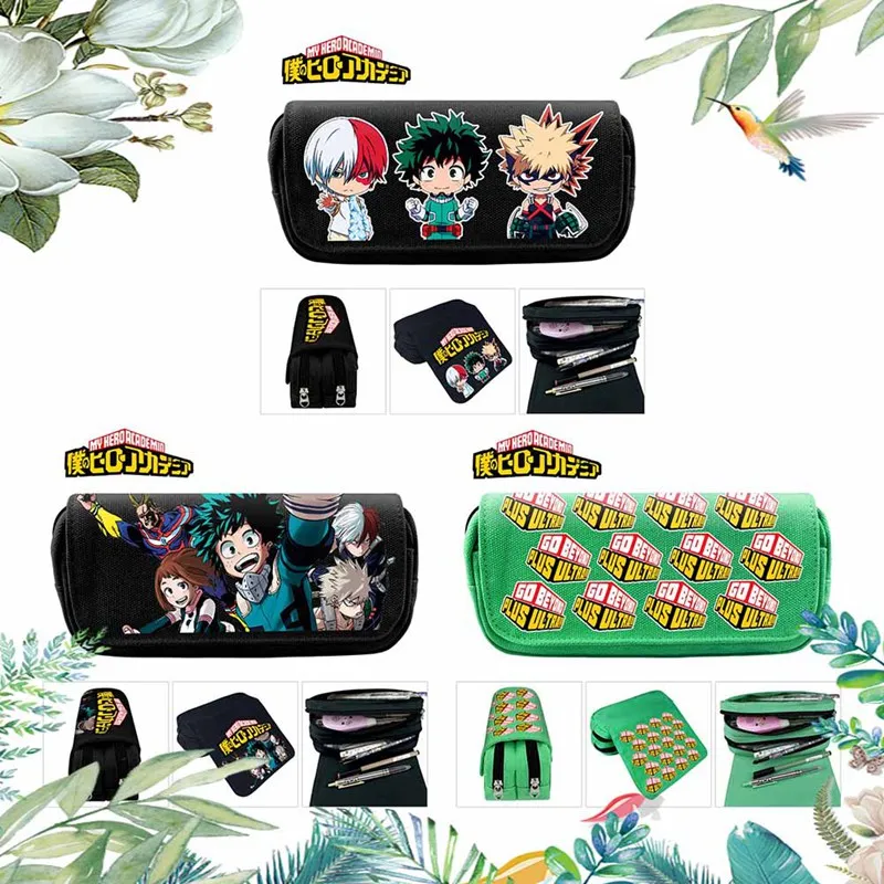 Anime My Hero Academia Pencil Case Cartoon Canvas Large Capacity Pen Bags With Zipper Student Stationery School Office Supplies
Anime My Hero Academia Pencil Case Cartoon Canvas Large Capacity Pen Bags With Zipper Student Stationery School Office Supplies