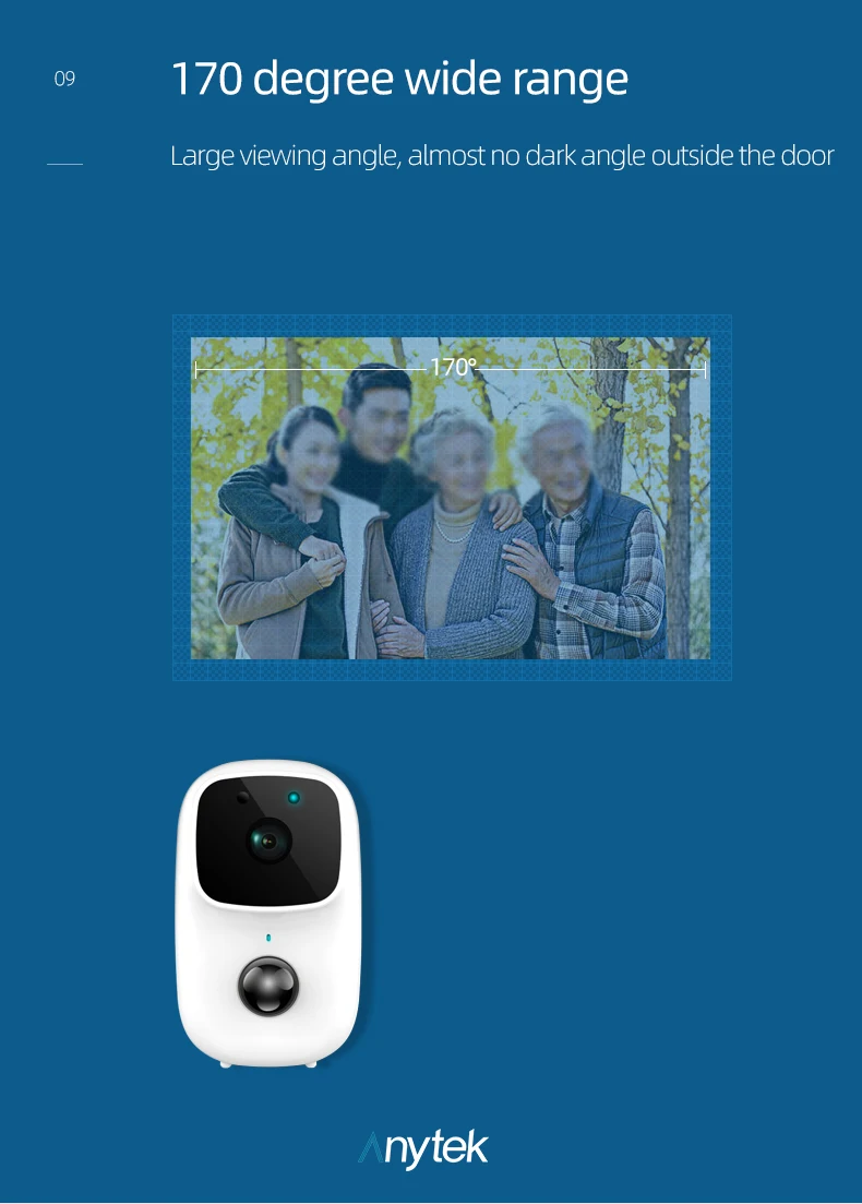 Video Doorbell WiFi Monitoring Tuya APP Low-power Mobile Phone Real-time of Home Surveillance Cameras
Video Doorbell WiFi Monitoring Tuya APP Low-power Mobile Phone Real-time of Home Surveillance Cameras