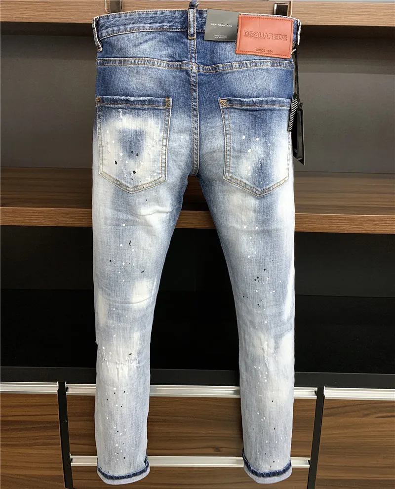Dsquared2 Cool Guy Hole Jeans D2 Men Pants DSQ2 Embroidered Trousers 9612
Dsquared2 Cool Guy Hole Jeans D2 Men Pants DSQ2 Embroidered Trousers 9612