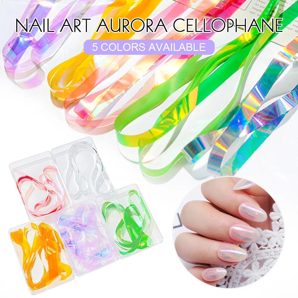 Aurora Nails Glass Foil Film Sticker Cellophane Paper Korean Nail Trend Design Ice Cube Manicure Decoration for Home Salon
Aurora Nails Glass Foil Film Sticker Cellophane Paper Korean Nail Trend Design Ice Cube Manicure Decoration for Home Salon