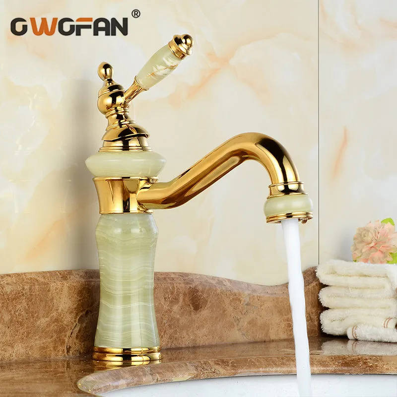 Basin Faucets Gold Modern Brass Tap Jewel Marble Bathroom Single Lever Deck Mounted Taps Concrete Mixer Washbasin Crane U-23
Basin Faucets Gold Modern Brass Tap Jewel Marble Bathroom Single Lever Deck Mounted Taps Concrete Mixer Washbasin Crane U-23