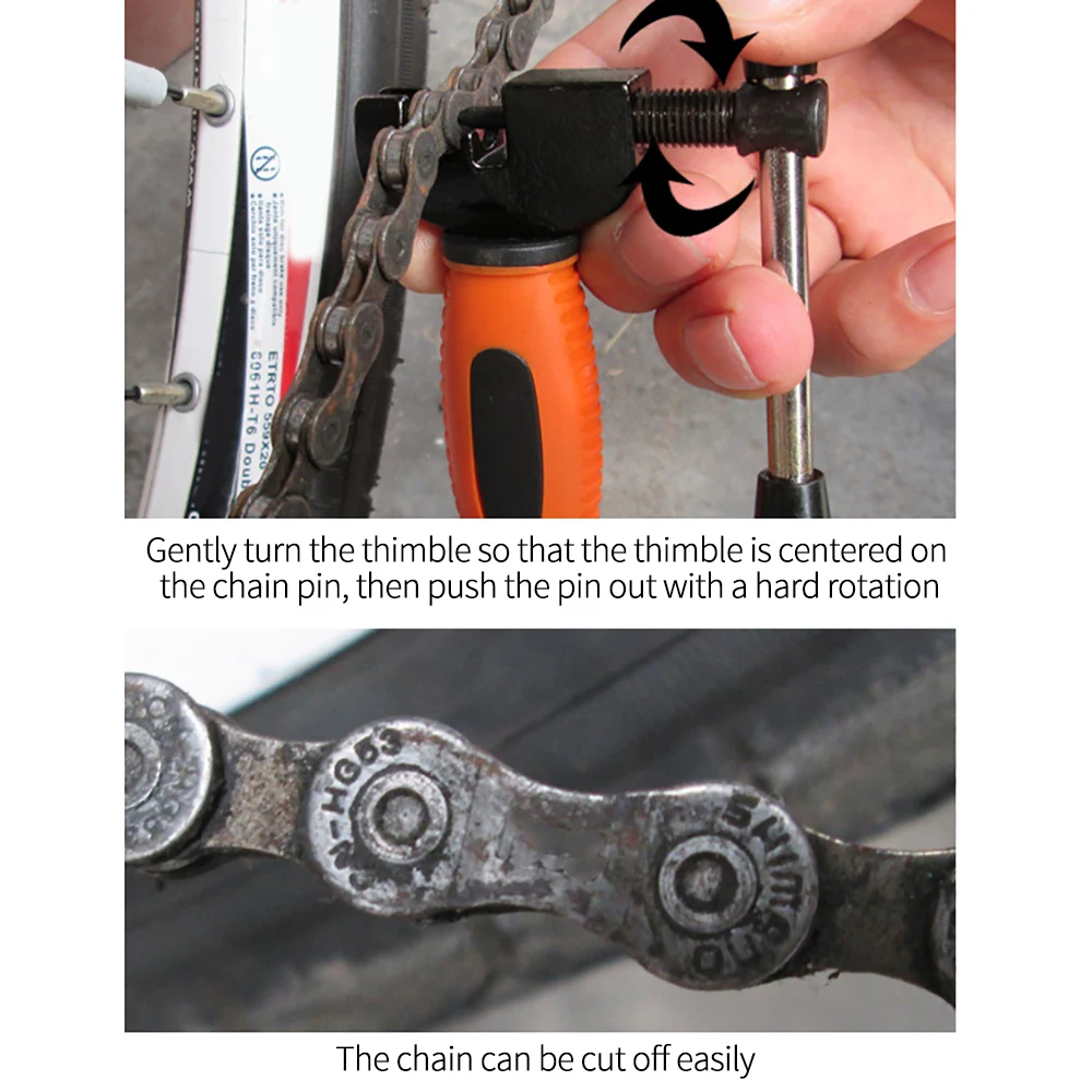 Premium Quality Bike Bicycle Cycle Chain Pin Remover Link Breaker Splitter Extractor Tool Kit Bicycle Chain Removal Tools
Premium Quality Bike Bicycle Cycle Chain Pin Remover Link Breaker Splitter Extractor Tool Kit Bicycle Chain Removal Tools