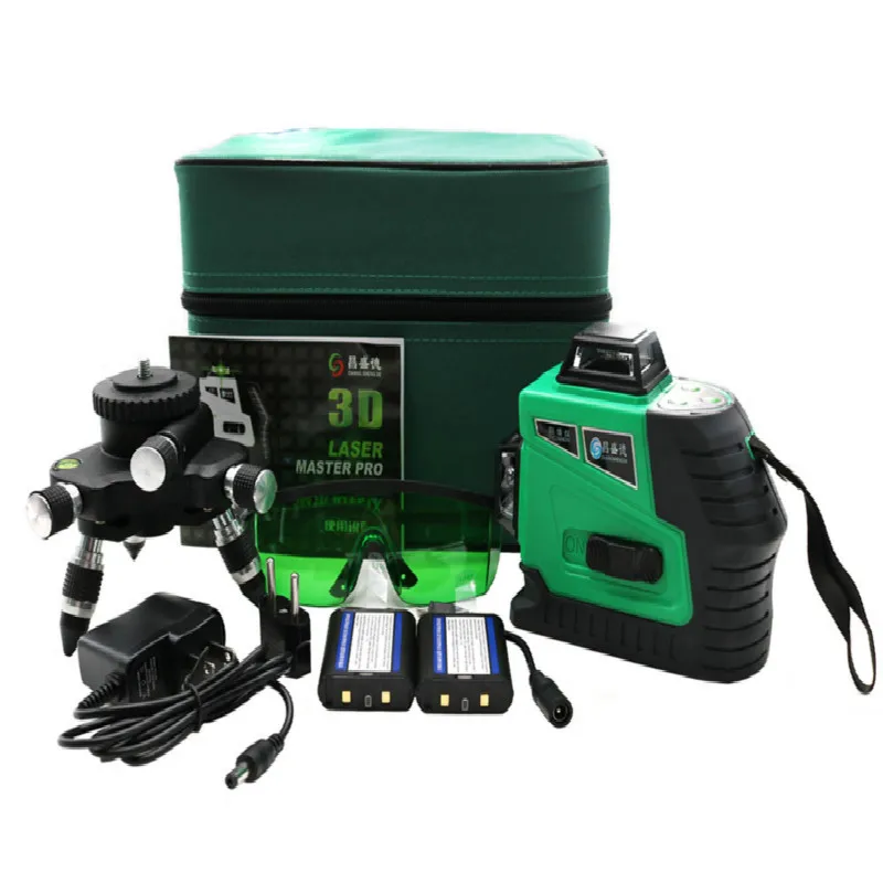 3D Professional 12 Line 3D laser level 360 Vertical And Horizontal Laser Level Self-leveling Cross Line 3D Laser Level Green lin
3D Professional 12 Line 3D laser level 360 Vertical And Horizontal Laser Level Self-leveling Cross Line 3D Laser Level Green lin