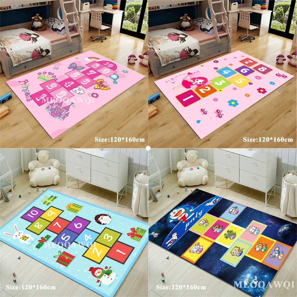 3D Hopscotch Carpets,Cartoon Floor Mats,Early Edu Mats,Kids Room Game Rugs For Children's Bedroom Decoration Bedside Blankets
3D Hopscotch Carpets,Cartoon Floor Mats,Early Edu Mats,Kids Room Game Rugs For Children's Bedroom Decoration Bedside Blankets