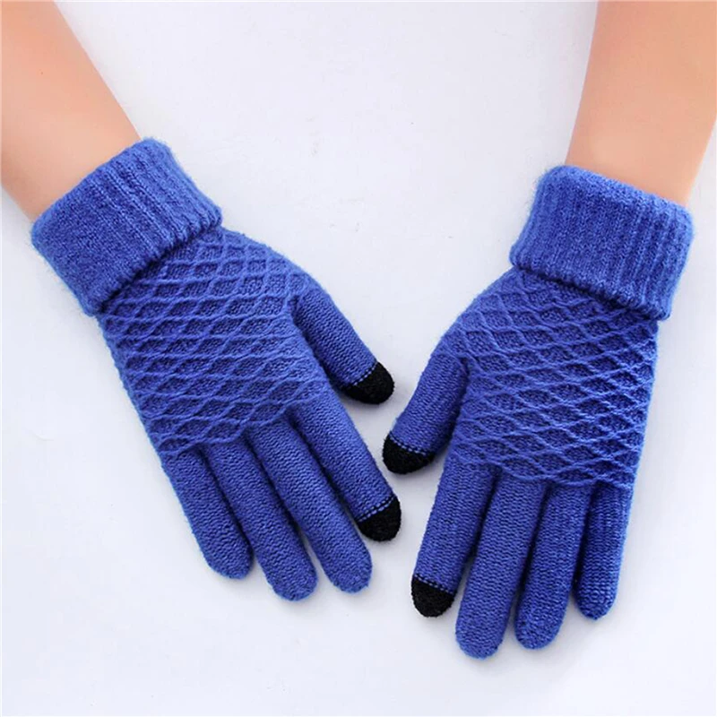 Women's Knitted Winter Gloves Cashmere Knitted Women Autumn Winter Warm Thick Gloves Touch Screen Skiing Gloves
Women's Knitted Winter Gloves Cashmere Knitted Women Autumn Winter Warm Thick Gloves Touch Screen Skiing Gloves