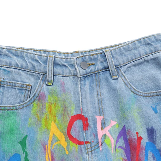 Mens Harajuku Streetwear Jeans Graffiti Print Denim Straight Trousers 2021 Hip Hop Casual Baggy Pants Fashion Joggers Spring 
Mens Harajuku Streetwear Jeans Graffiti Print Denim Straight Trousers 2021 Hip Hop Casual Baggy Pants Fashion Joggers Spring