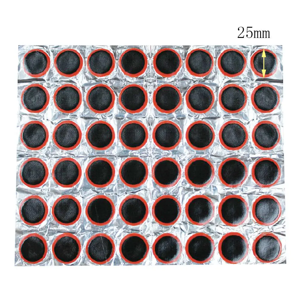 48pcs 25mm Round Bike Tire Tyre Rubber Patch Piece Repair Tools Kits for Bicycle Film MTB Cycling Accessories
48pcs 25mm Round Bike Tire Tyre Rubber Patch Piece Repair Tools Kits for Bicycle Film MTB Cycling Accessories