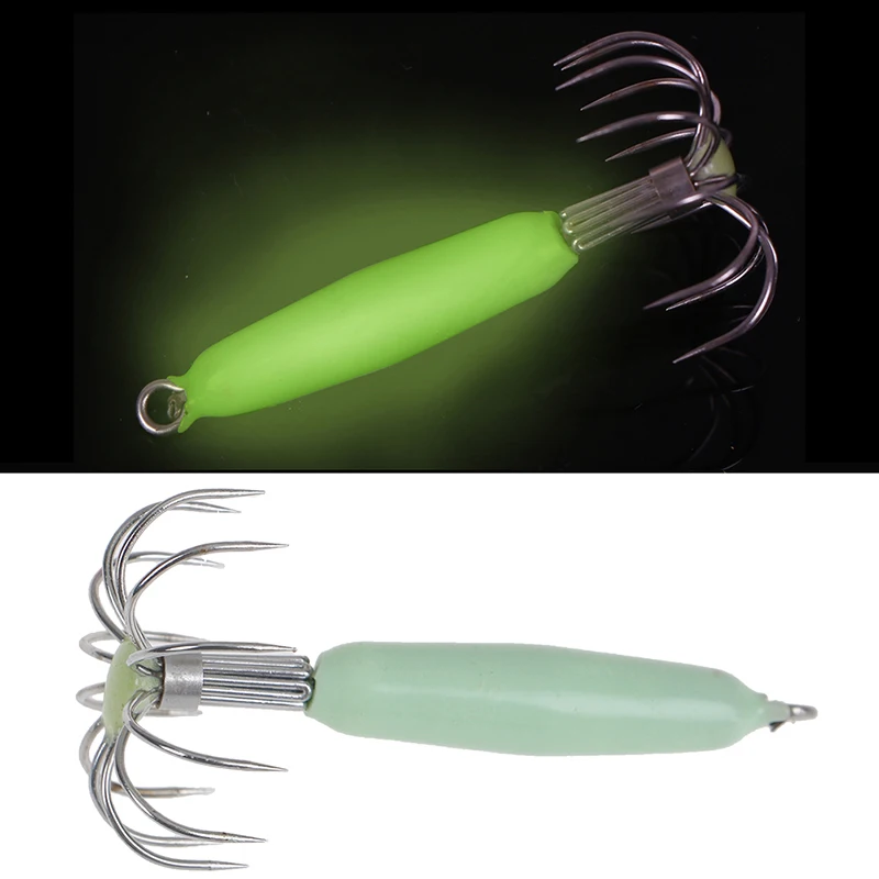 16g Fish Hook Luminous Vivid Lifelike Simulation Squid Hook Fishing Tackle Lures Squid Jig Lures with Hook
16g Fish Hook Luminous Vivid Lifelike Simulation Squid Hook Fishing Tackle Lures Squid Jig Lures with Hook