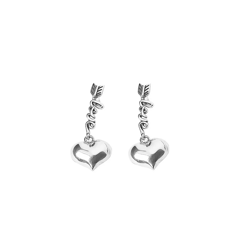 LIVVY Silver Color 2021 Arrows Love Heart Drop Earring Female Trendy Fashion Temperament Romantic Valentine Gift
LIVVY Silver Color 2021 Arrows Love Heart Drop Earring Female Trendy Fashion Temperament Romantic Valentine Gift