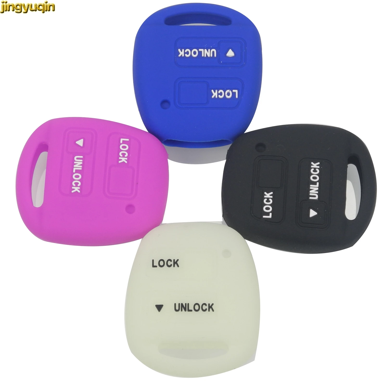 Jingyuqin 10pc 2 Buttons Silicone Car Key Case Key Cover Skin for TOYOTA CAMRY RAV4 PRADO COROLLA AVENSIS LAND CRUISER YARIS FOB
Jingyuqin 10pc 2 Buttons Silicone Car Key Case Key Cover Skin for TOYOTA CAMRY RAV4 PRADO COROLLA AVENSIS LAND CRUISER YARIS FOB