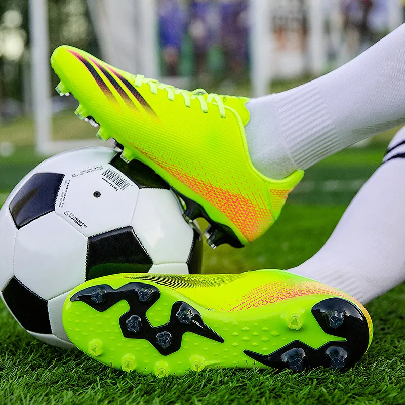 Men's High Ankle Cleats Soccer Shoes Teenager Antiskid Grass Training Football Boots FG/TF Kids Breathable Soft Outdoor Soccer
Men's High Ankle Cleats Soccer Shoes Teenager Antiskid Grass Training Football Boots FG/TF Kids Breathable Soft Outdoor Soccer