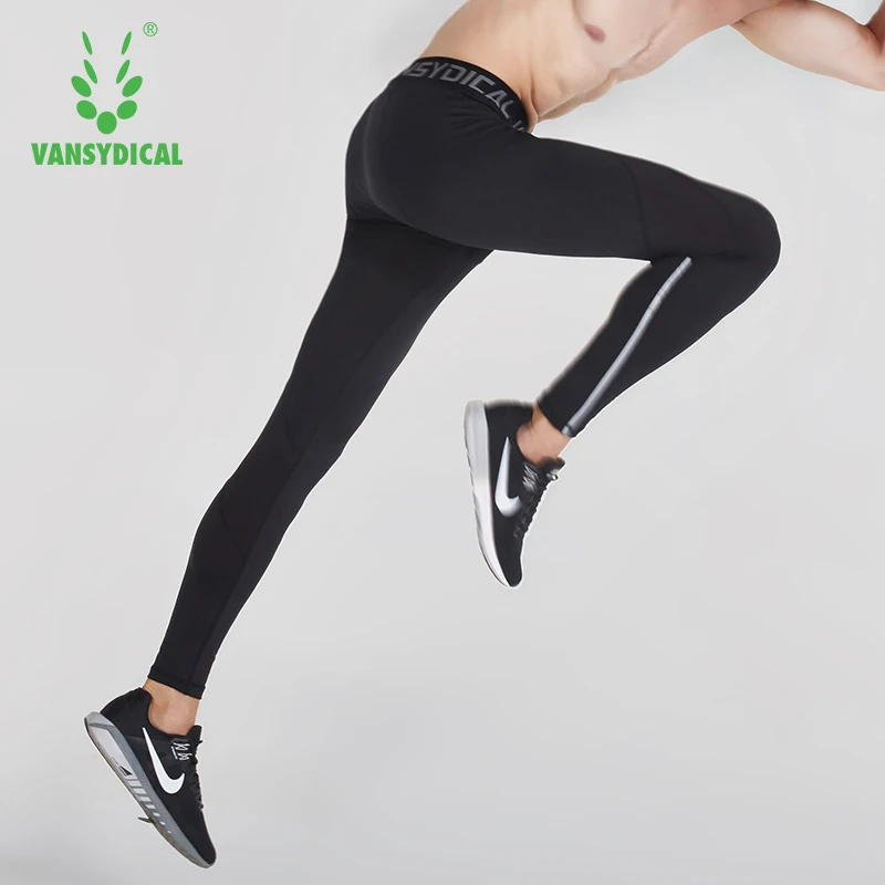 VANSYDICAL Compression Pants Men Reflective Striped Basketball Gym Leggings Training Running Tights Workout Jogging Pants Male
VANSYDICAL Compression Pants Men Reflective Striped Basketball Gym Leggings Training Running Tights Workout Jogging Pants Male