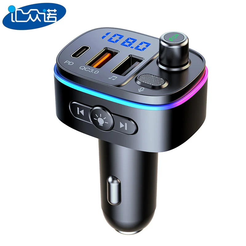 T65 car MP3 Bluetooth player Pd / qc3.0 flash charging fast charging colorful atmosphere light effect car Bluetooth hands-free
T65 car MP3 Bluetooth player Pd / qc3.0 flash charging fast charging colorful atmosphere light effect car Bluetooth hands-free