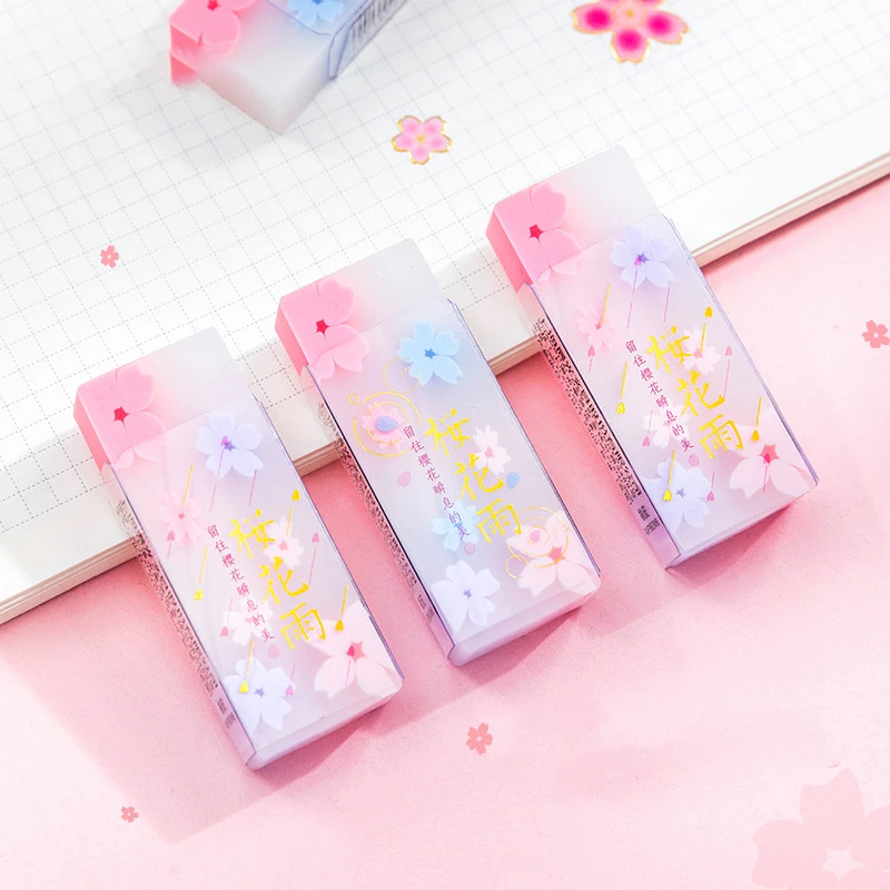 1pcs Cherry flower Rubber Eraser Japanese Sakura Blossom Erasers for Pencil Cleaning Stationery Office School Supplies A6415 
1pcs Cherry flower Rubber Eraser Japanese Sakura Blossom Erasers for Pencil Cleaning Stationery Office School Supplies A6415