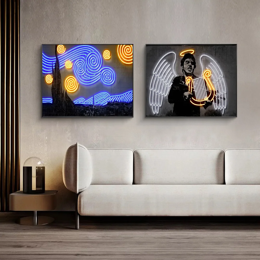 Neon Street Art Creation Print Poster Canvas Painting Colorful Wall Pictures for Modern Living Room Home Decor Cuadros No Frame
Neon Street Art Creation Print Poster Canvas Painting Colorful Wall Pictures for Modern Living Room Home Decor Cuadros No Frame