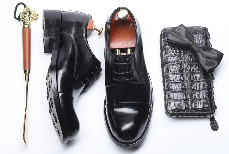 QYFCIOUFU 2019 Male Genuine Leather Shoes Round Toe Men Dress Shoes Lace-up High Quality Business Leather Shoes Black Flats
QYFCIOUFU 2019 Male Genuine Leather Shoes Round Toe Men Dress Shoes Lace-up High Quality Business Leather Shoes Black Flats