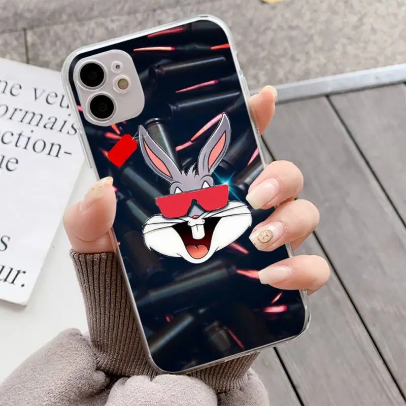 YNDFCNB Bunny Bugs New Cute Cartoon Phone Case for iPhone 11 12 pro XS MAX 8 7 6 6S Plus X 5S SE 2020 XR fundas 
YNDFCNB Bunny Bugs New Cute Cartoon Phone Case for iPhone 11 12 pro XS MAX 8 7 6 6S Plus X 5S SE 2020 XR fundas