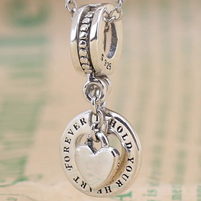 Original 925 Sterling Silver Charm Creative Round And Heart Pendant Fit Pandora Women Bracelet & Necklace Diy Jewelry
Original 925 Sterling Silver Charm Creative Round And Heart Pendant Fit Pandora Women Bracelet & Necklace Diy Jewelry