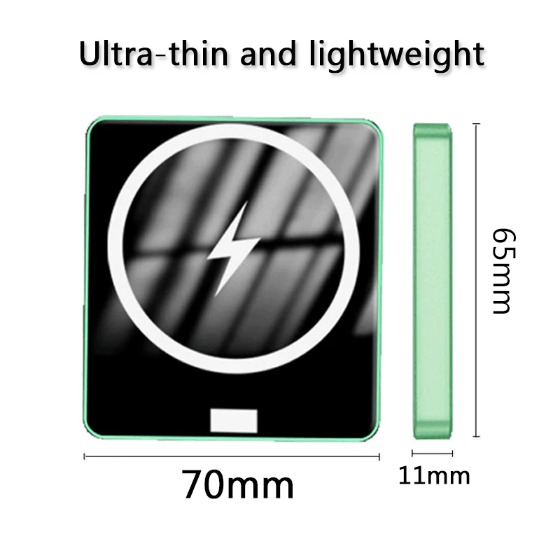 10000mAh 2021 NEW Magnetic Wireless Power Bank For Magsafe powerbank Mobile Phone Charger For iphone 12 pro Max External battery
10000mAh 2021 NEW Magnetic Wireless Power Bank For Magsafe powerbank Mobile Phone Charger For iphone 12 pro Max External battery