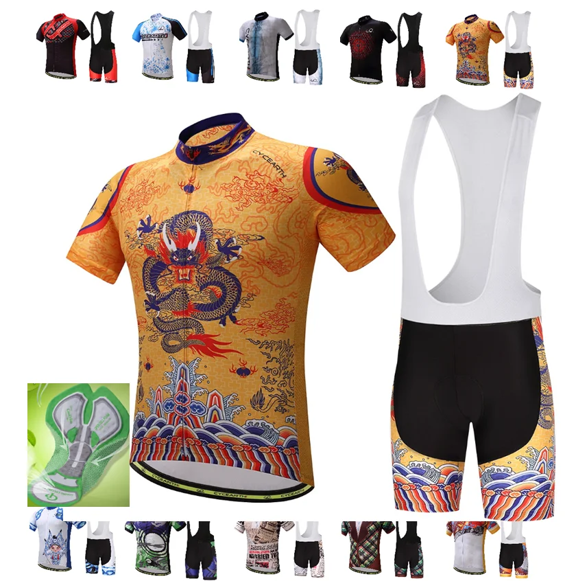 CYCEARTH Cycling New jersey gel pad bike shorts ropa ciclismo mens summer Tour BICYCLING Maillot Culotte clothing set
CYCEARTH Cycling New jersey gel pad bike shorts ropa ciclismo mens summer Tour BICYCLING Maillot Culotte clothing set