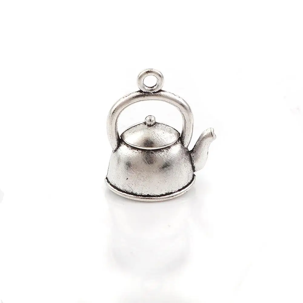20PCs Retro Silver Color Pendants Zinc Alloy 3D Charms Kettle Silver Color Bronze Jewelry DIY Jewelry Accessories Friends Gifts
20PCs Retro Silver Color Pendants Zinc Alloy 3D Charms Kettle Silver Color Bronze Jewelry DIY Jewelry Accessories Friends Gifts