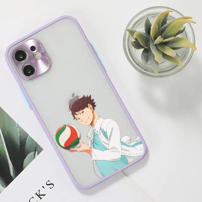 Haikyuu Phone Case purple matte transparent For iPhone 7 8 x xs xr 11 12 pro plus max mini Clear Funda
Haikyuu Phone Case purple matte transparent For iPhone 7 8 x xs xr 11 12 pro plus max mini Clear Funda
