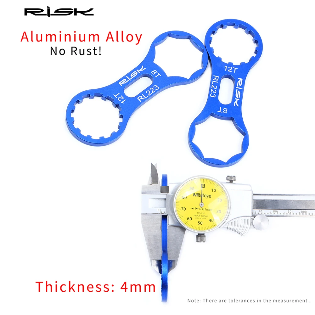 1pcs Cycling Bicycle Front Fork Wrench For RISK Bike Front Fork Cap Repair Disassembly Tools Aluminum Wrench Disassebly Tools
1pcs Cycling Bicycle Front Fork Wrench For RISK Bike Front Fork Cap Repair Disassembly Tools Aluminum Wrench Disassebly Tools
