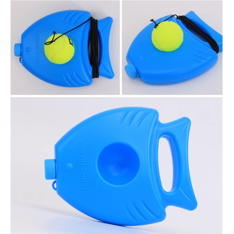 Single Practice Tennis Training Device with Ball Elasctic Rope String Baseboard 652D
Single Practice Tennis Training Device with Ball Elasctic Rope String Baseboard 652D