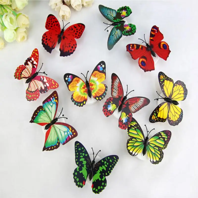 5pcs Creative Luminous Butterfly Nightlight Colorful Changing LED Night Light Lamp Wall Stickers Glowing Wall Decals Home Decor
5pcs Creative Luminous Butterfly Nightlight Colorful Changing LED Night Light Lamp Wall Stickers Glowing Wall Decals Home Decor