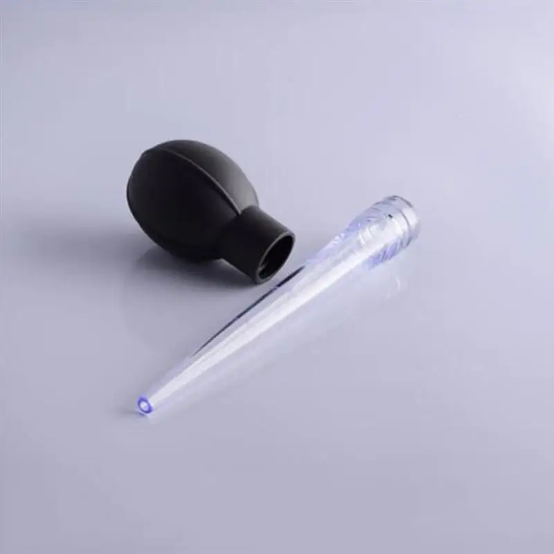 Graduated Pipette with Scale Plastic Dropper Measuring Tube for Laboratory Kitchen Baking Tool (Black)