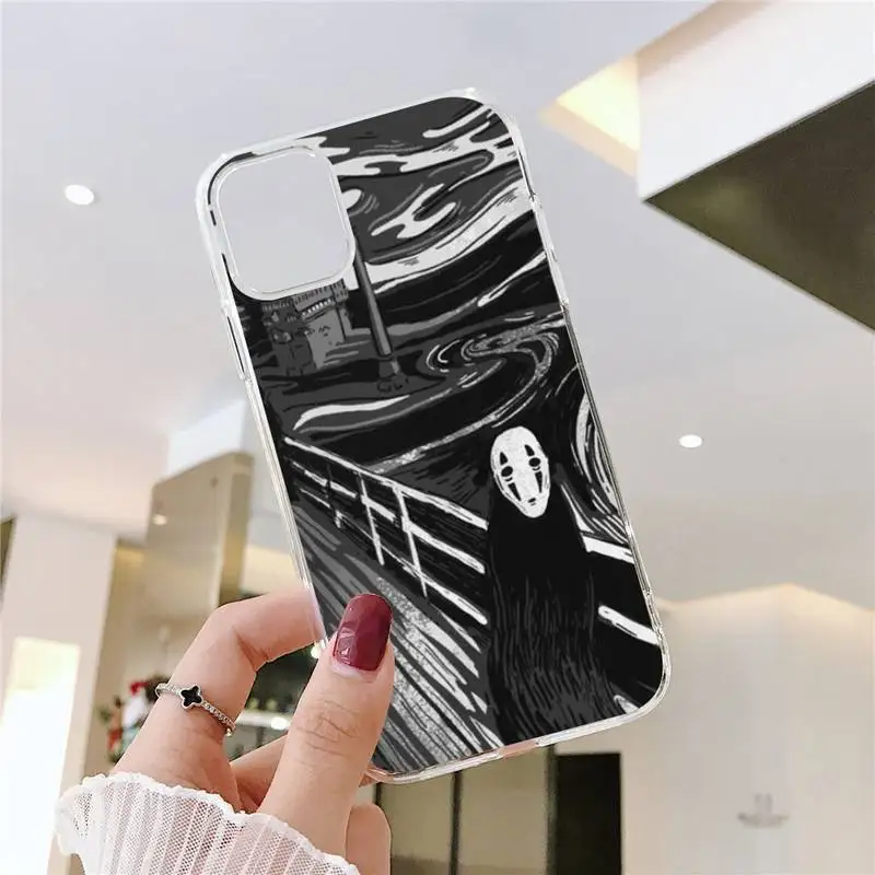 Studio Ghibli No Face man Phone Case Transparent soft For iphone 5 5s 5c se 6 6s 7 8 11 12 plus mini x xs xr pro max
Studio Ghibli No Face man Phone Case Transparent soft For iphone 5 5s 5c se 6 6s 7 8 11 12 plus mini x xs xr pro max