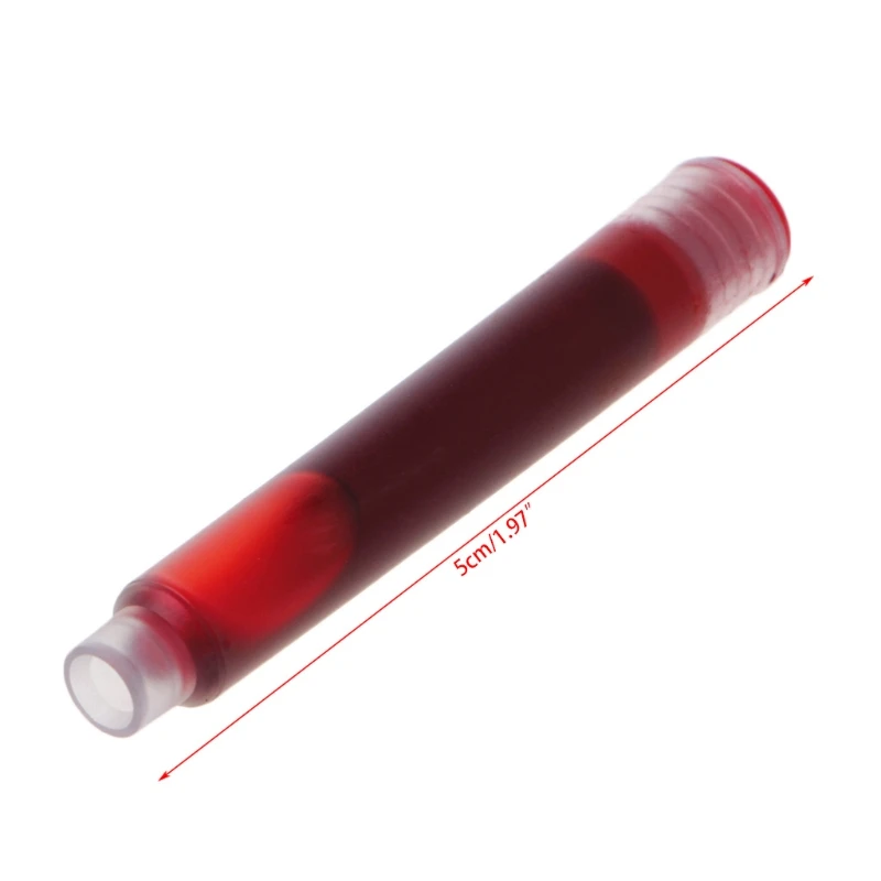 20 Pcs Replaceable Fountain Pen Ink Cartridge Refill Ink Sac Blue/Black/Red Universal Design School Office Supplies C26
20 Pcs Replaceable Fountain Pen Ink Cartridge Refill Ink Sac Blue/Black/Red Universal Design School Office Supplies C26