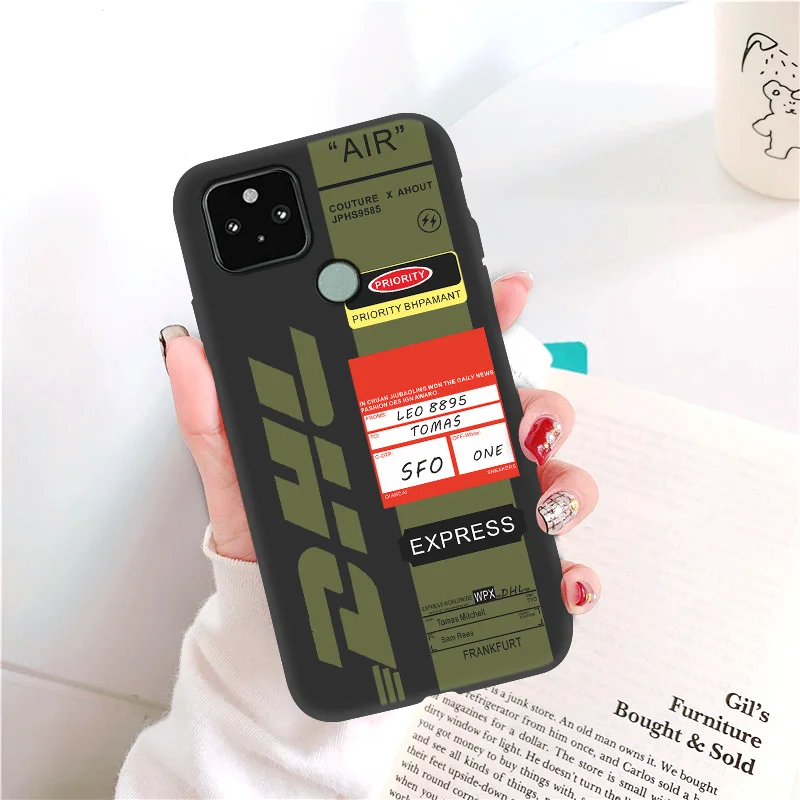 DHL Label Case For HTC Google Pixel 5 XL Phone Case Back Cover For Google Pixel 5 4 3A XL 5XL 4XL 3 A Fundas Soft Silicone
DHL Label Case For HTC Google Pixel 5 XL Phone Case Back Cover For Google Pixel 5 4 3A XL 5XL 4XL 3 A Fundas Soft Silicone