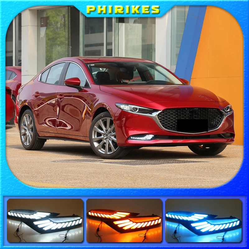 Дневные ходовые огни, 2 шт., для Mazda 3 axela 2019, 2020, 12 В, Светодиодные Автомобильные дневные ходовые огни, противотуманные фары с затемнением, реле ...
Дневные ходовые огни, 2 шт., для Mazda 3 axela 2019, 2020, 12 В, Светодиодные Автомобильные дневные ходовые огни, противотуманные фары с затемнением, реле ...